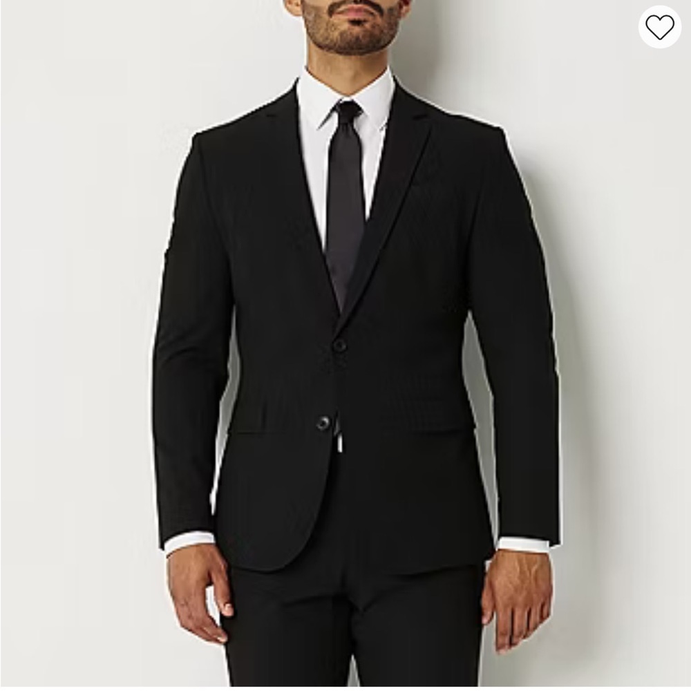 J. Ferrar Ultra Comfort Mens Stretch Fabric Slim Fit Suit Jacket 44R